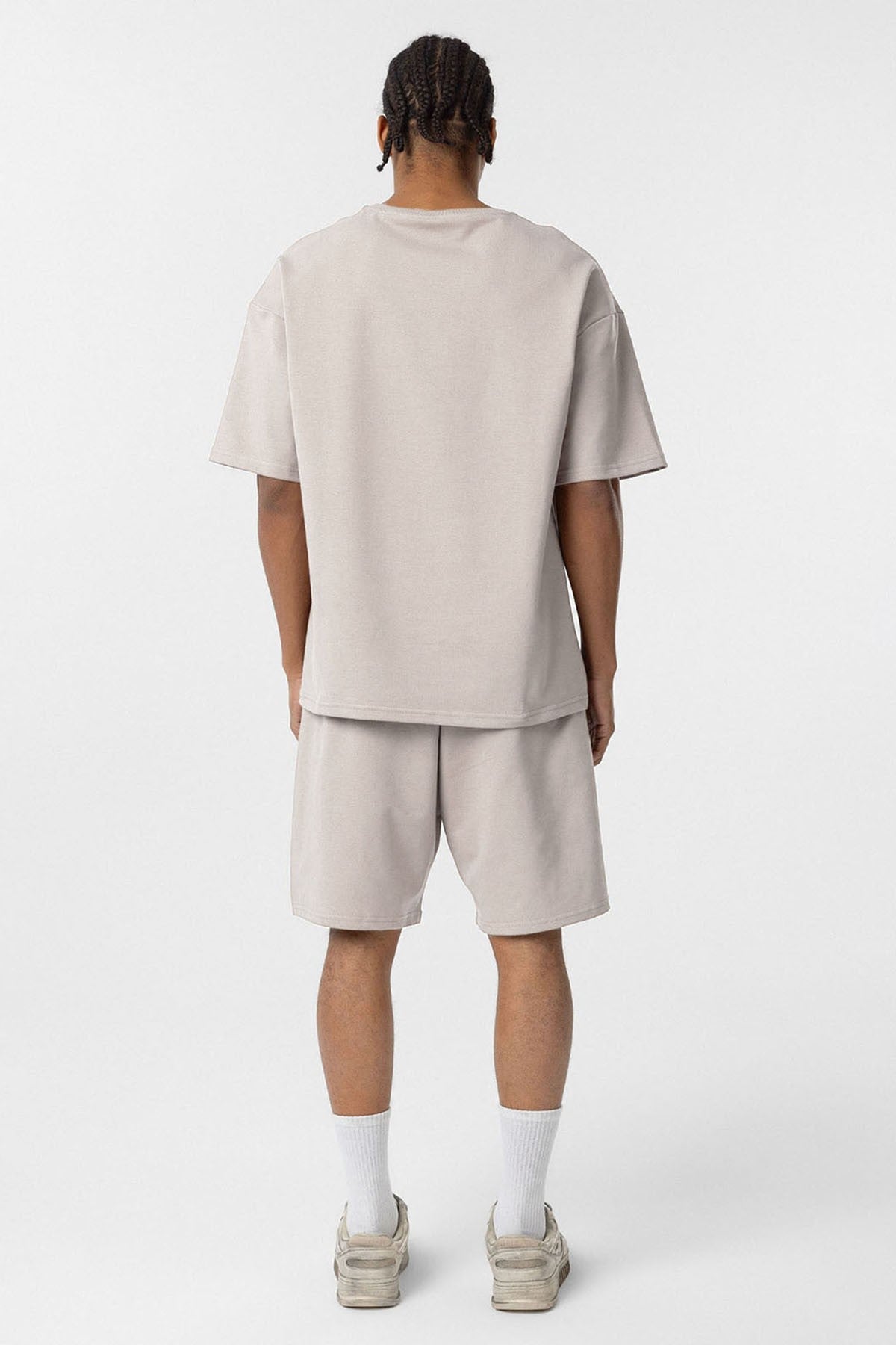 Basic Oversized Shorts Set