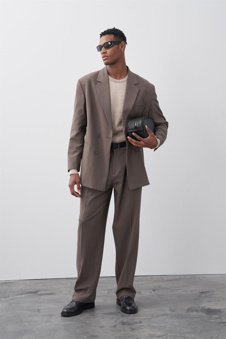 Comfortable, Double-Breasted Suit