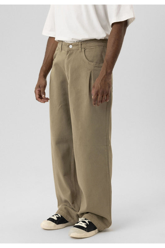 Balloon Fit Gabardine Pants
