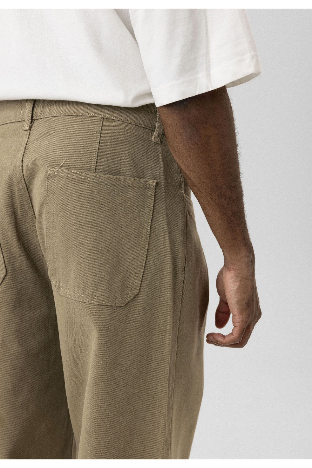 Balloon Fit Gabardine Pants