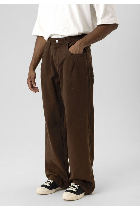 Balloon Fit Gabardine Pants
