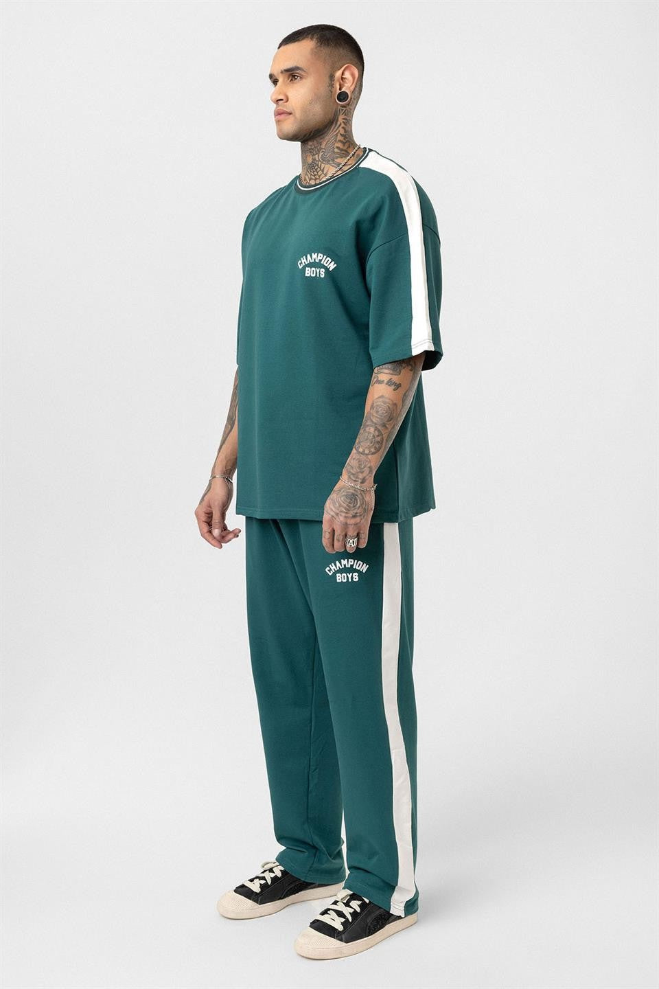 Champion Boys Printed Oversized Sweatsuit Set