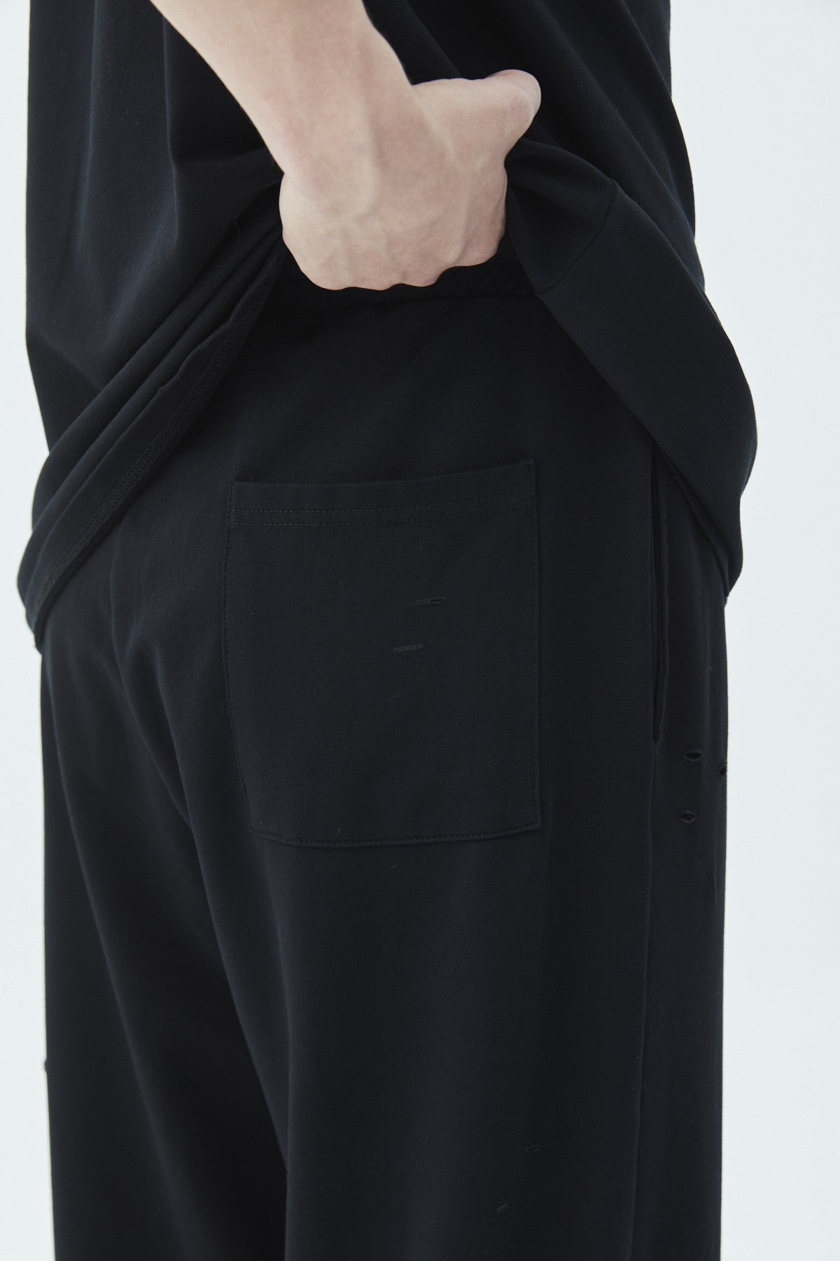 Oversized Sweatsuit Set with Cutout Details