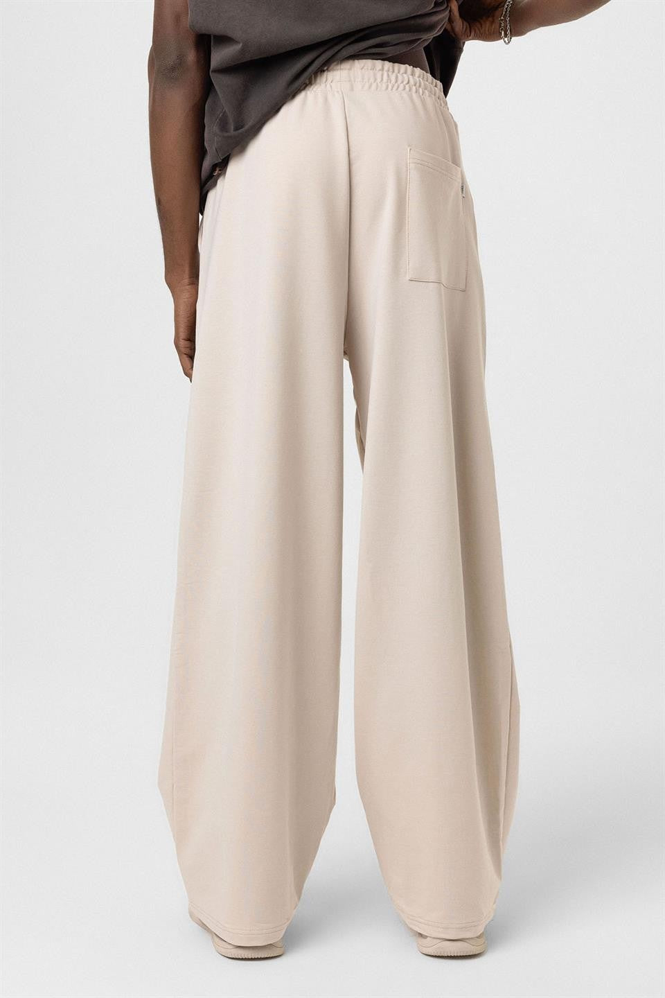 Oversized Sweatpants with Stitching Details