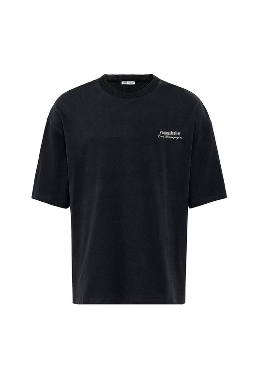 Oversized T-Shirt with Embroidery