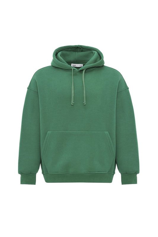 Basic Oversized Hooded Sweatshirt with Pockets
