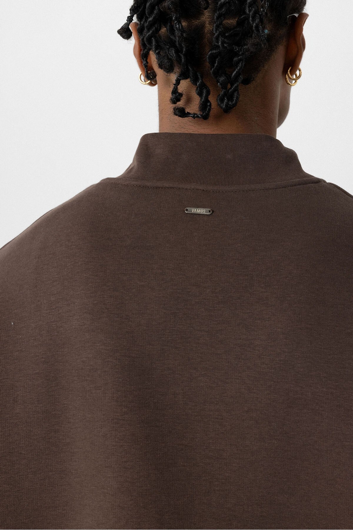 Basic Oversized Crew-Neck Sweatshirt