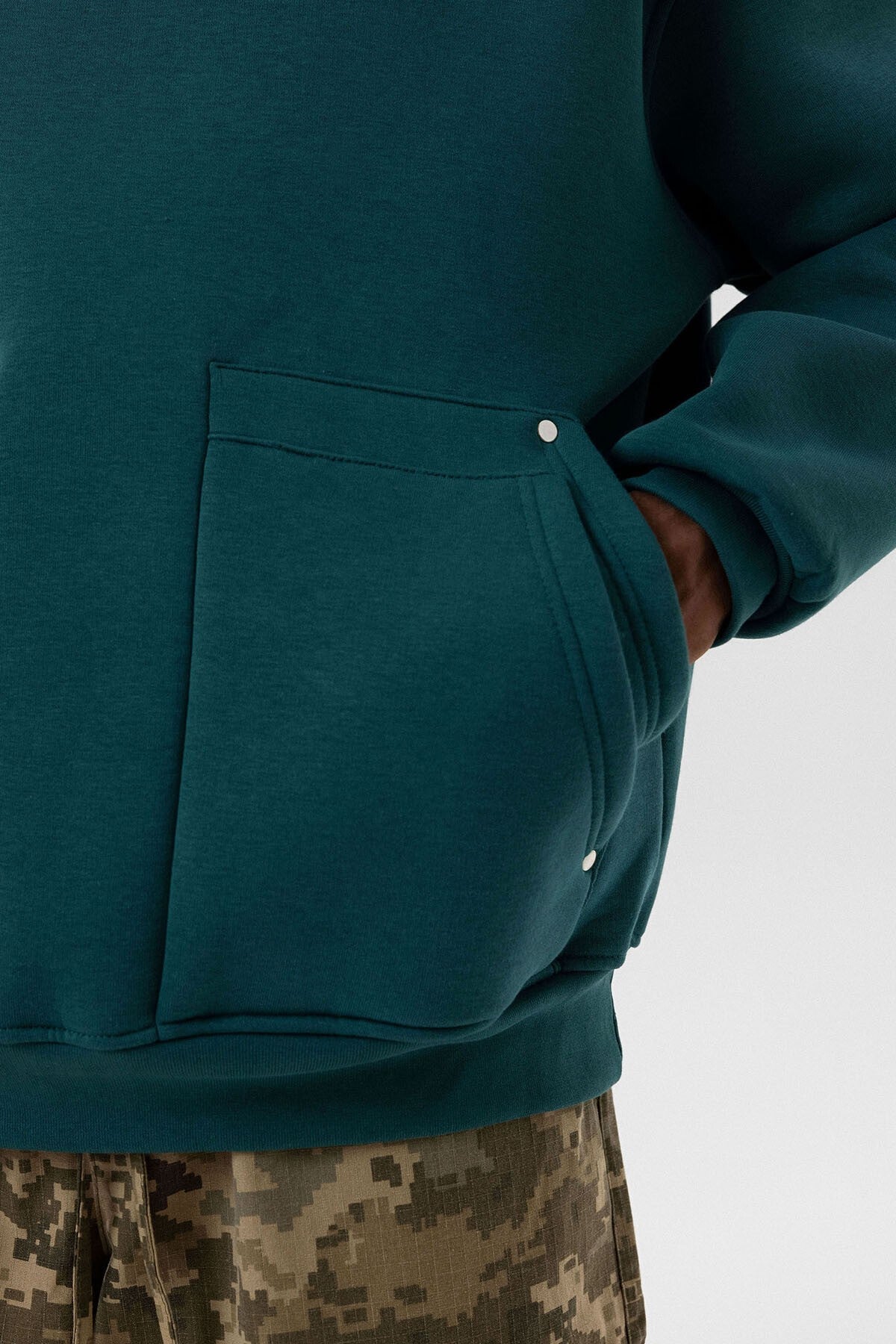 Oversized Hooded Sweatshirt with Pockets