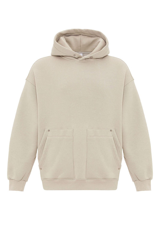 Oversized Hooded Sweatshirt with Pockets