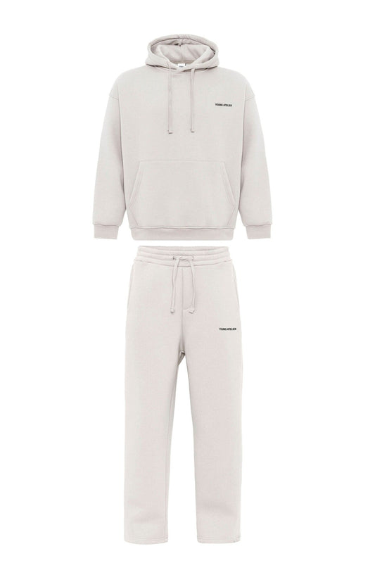 Young Atelier Printed Oversized Sweatsuit Set
