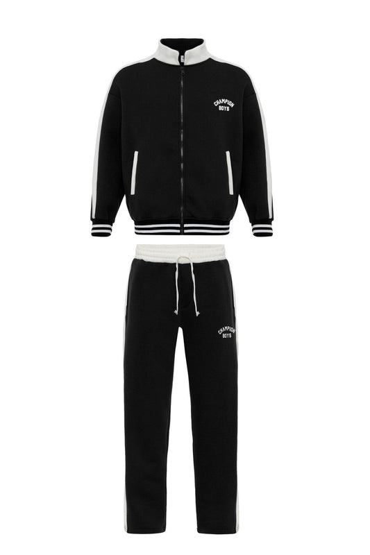 Printed Oversized Sweatsuit Set