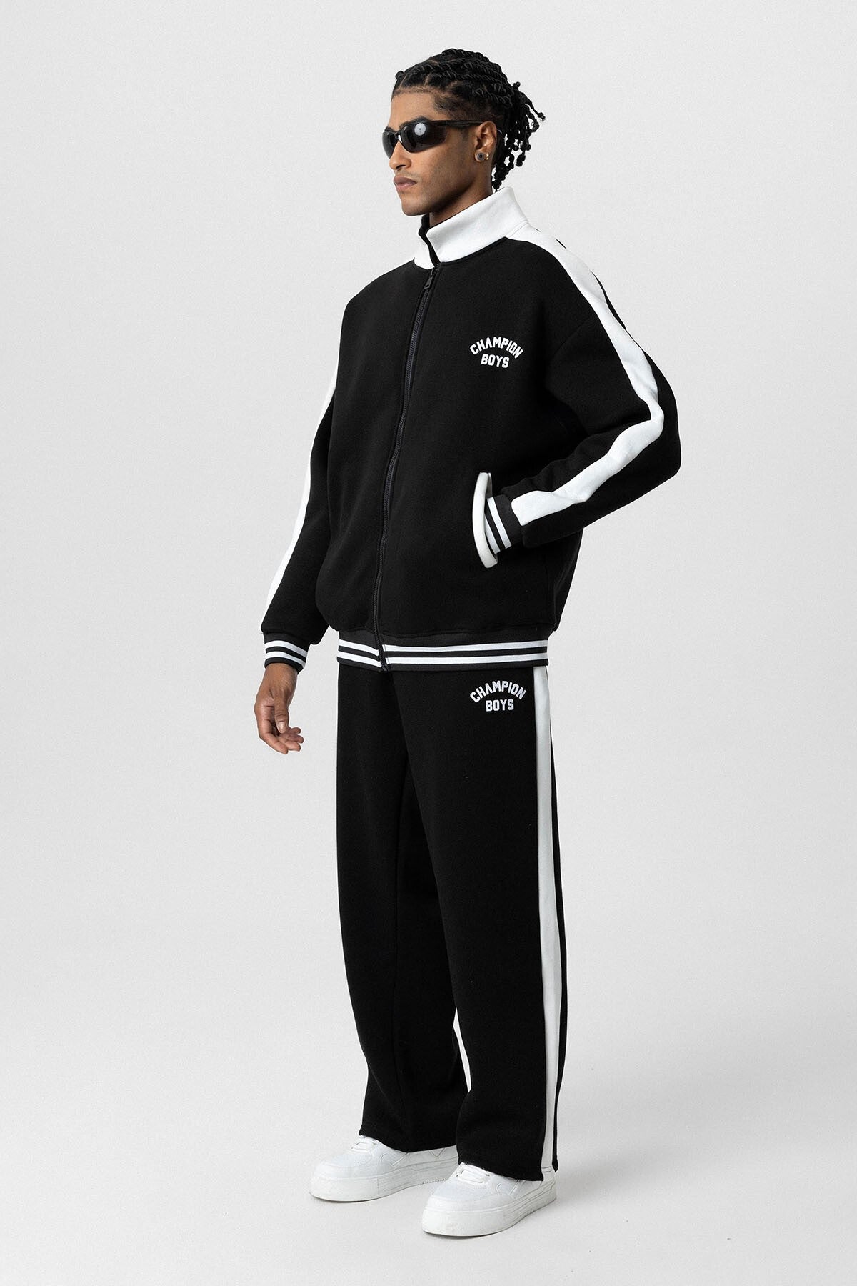 Printed Oversized Sweatsuit Set