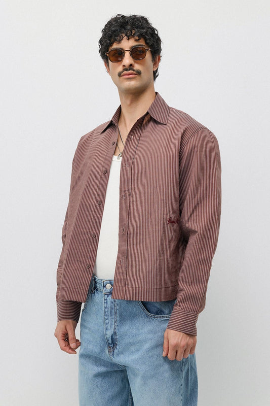 Boxy Fit Shirt with Detailed Design