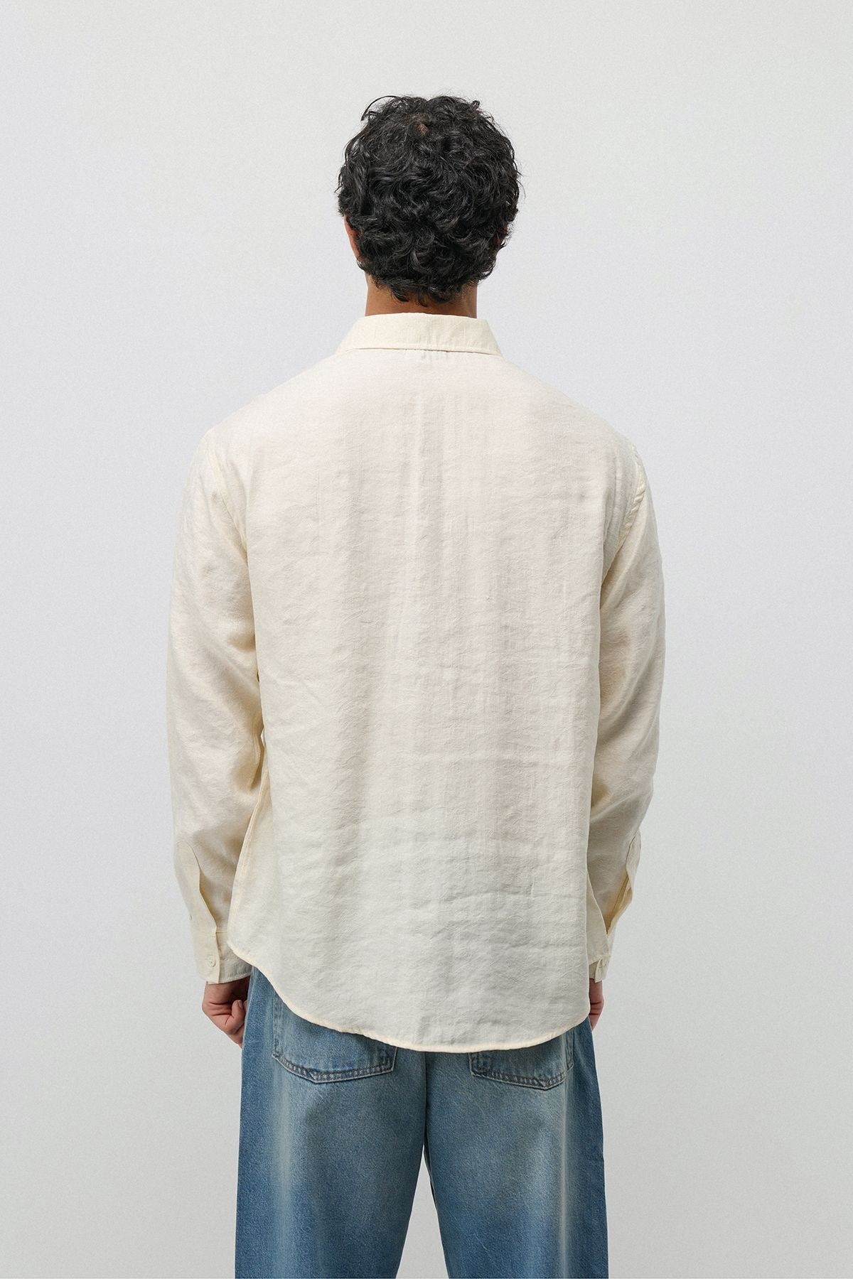 Flowy, Oversized Modal-Blend Shirt