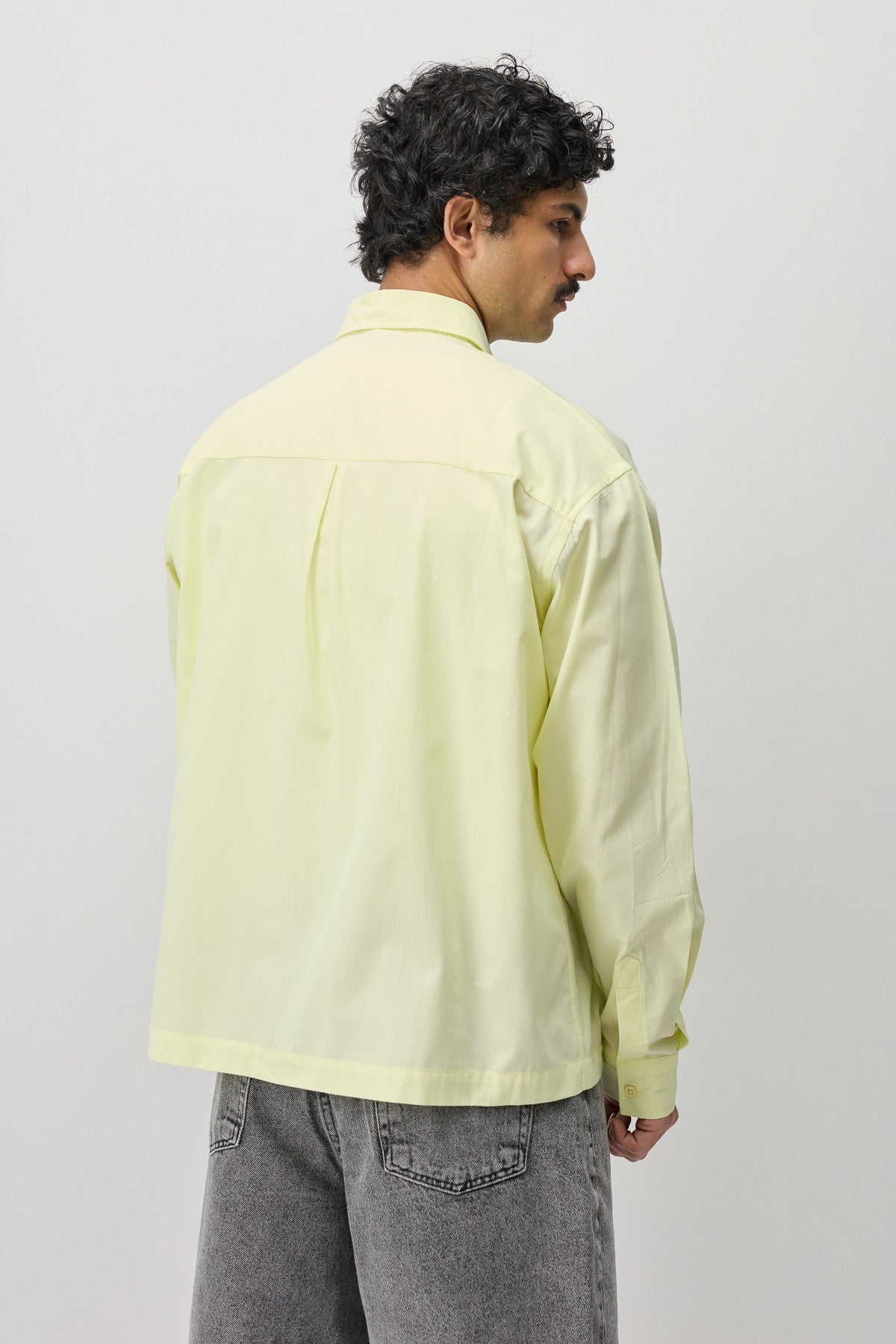 Long-Sleeved Boxy-Fit Shirt