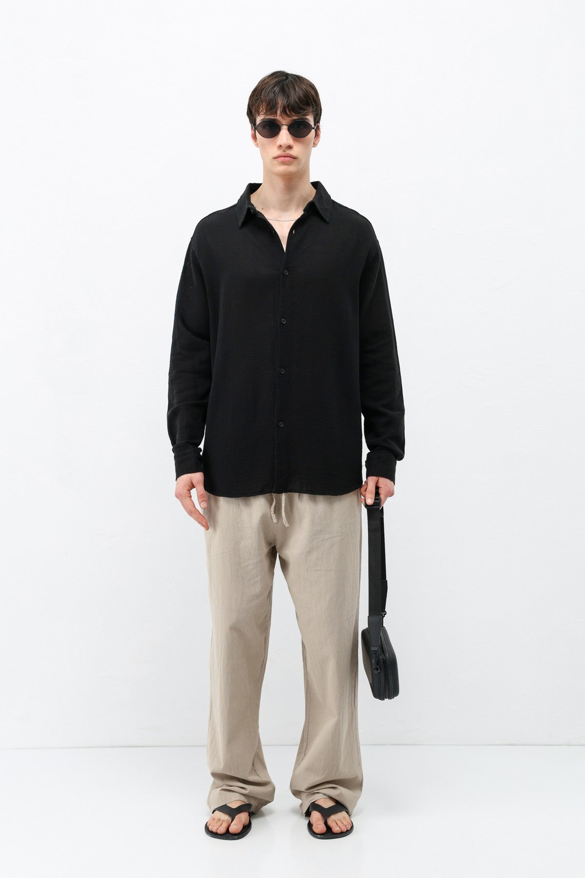 Basic Oversized Linen Shirt