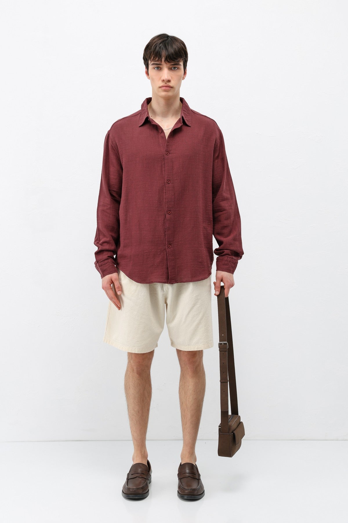 Basic Oversized Linen Shirt