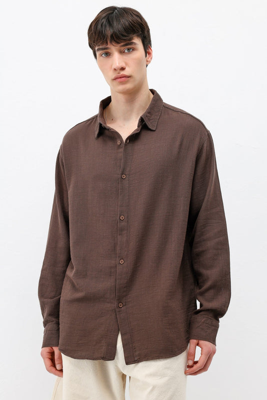 Basic Oversized Linen Shirt