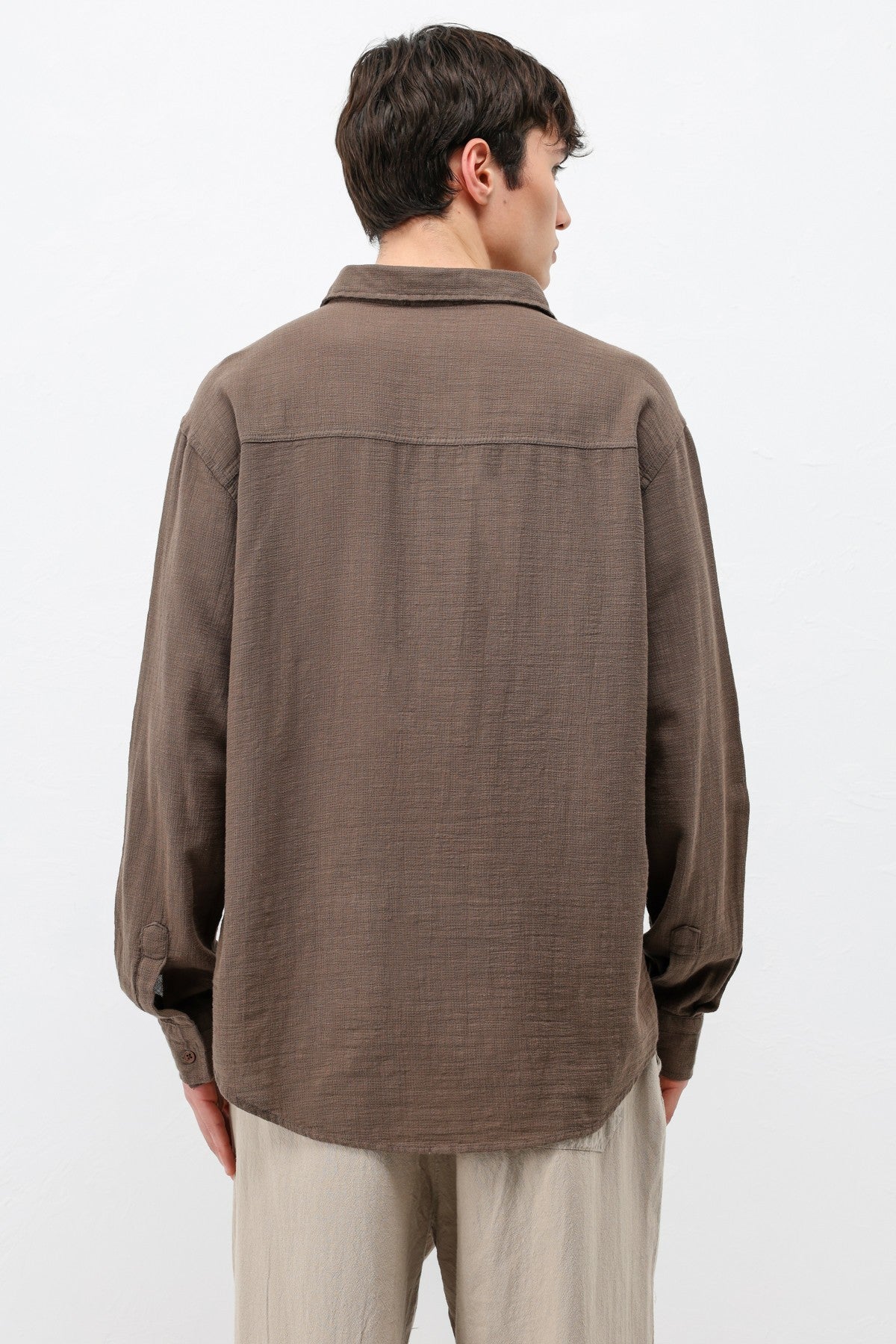 Basic Oversized Linen Shirt