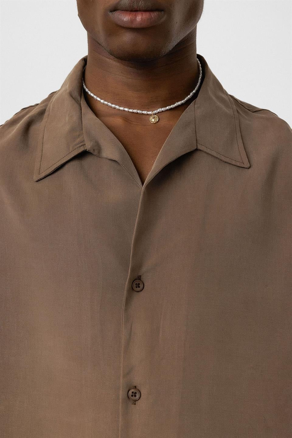 Oversized Lyocell Shirt