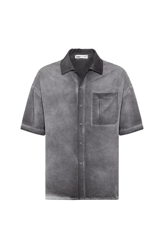 Oversized Short-Sleeve Shirt (Washed)