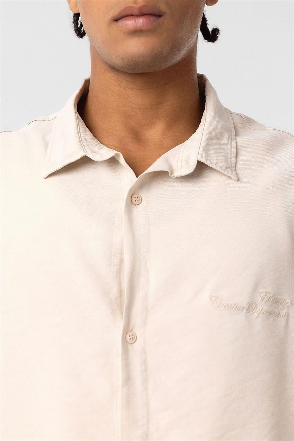 Oversized Tensel Shirt with Back Print