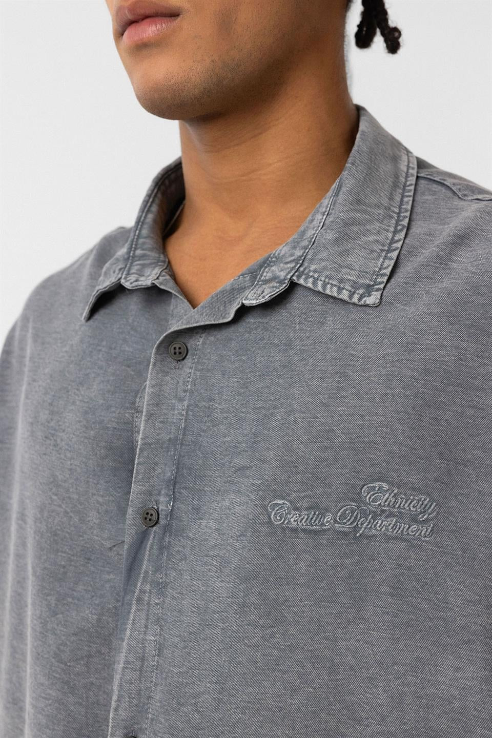 Oversized Tensel Shirt with Back Print