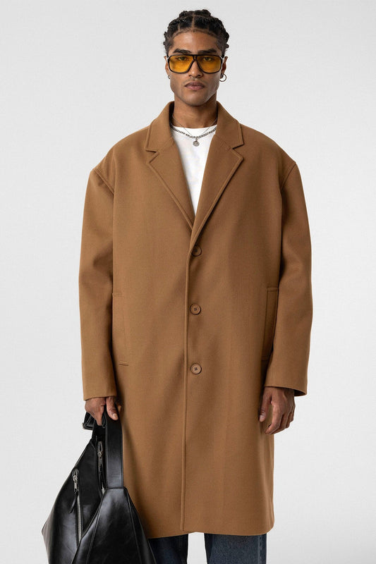 Oversized Long Cashmere Coat
