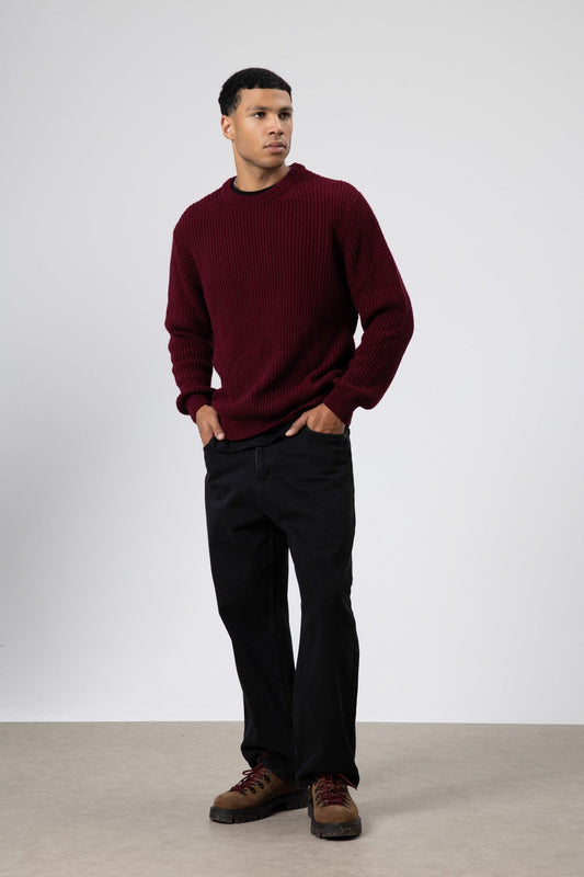 Oversized Crew-Neck Sweater V60-10