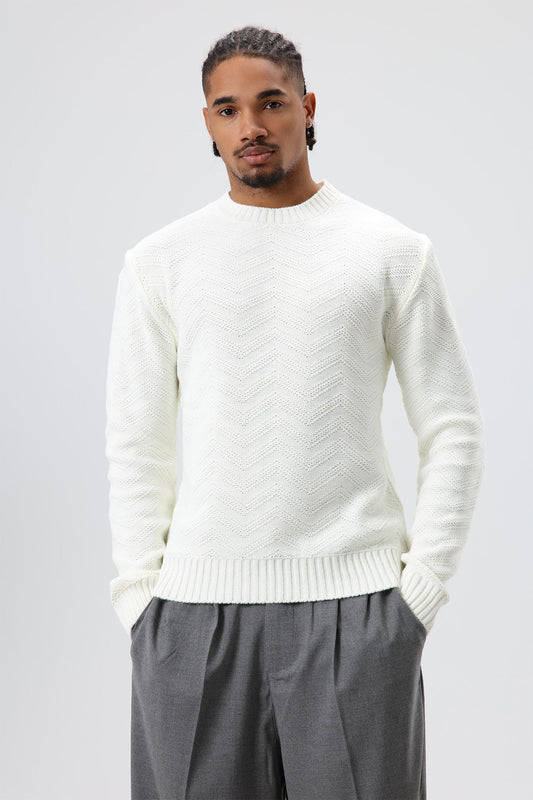 Oversized Crew-Neck Sweater