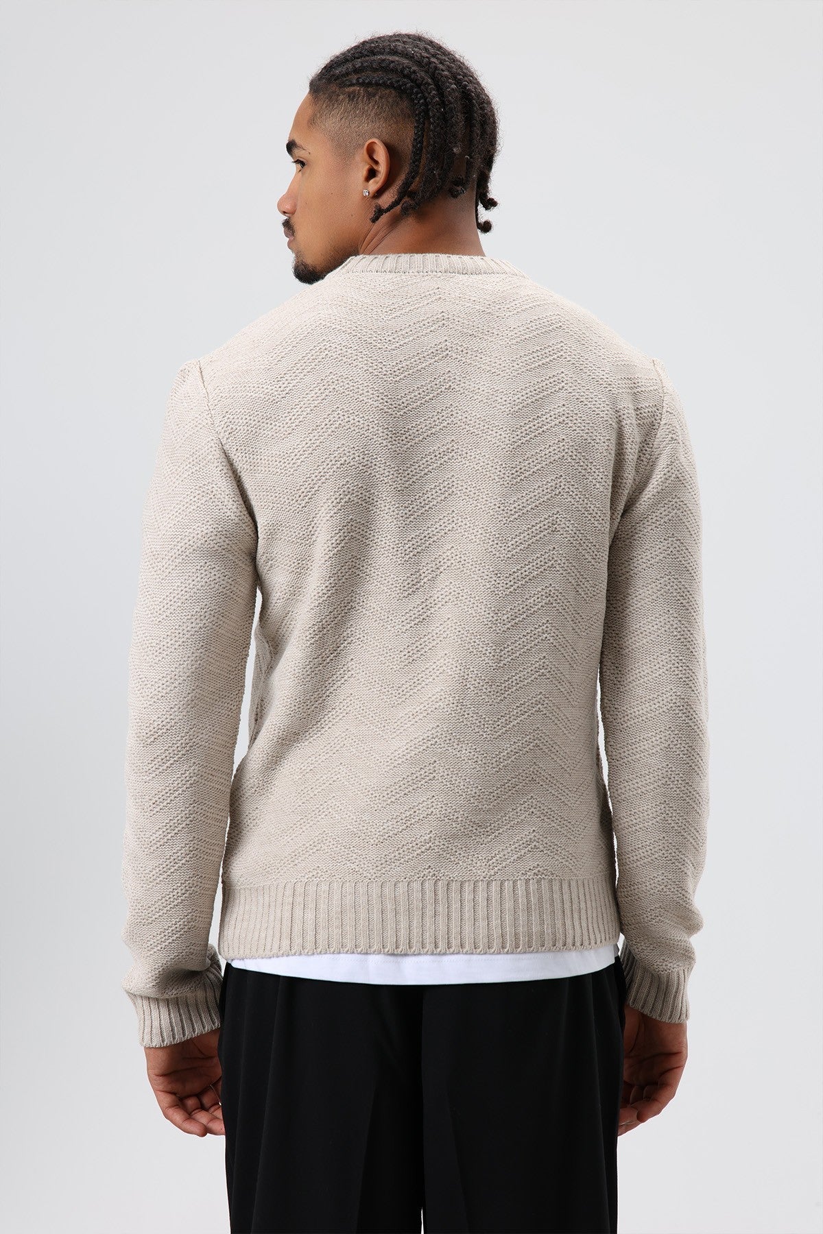 Oversized Crew-Neck Sweater