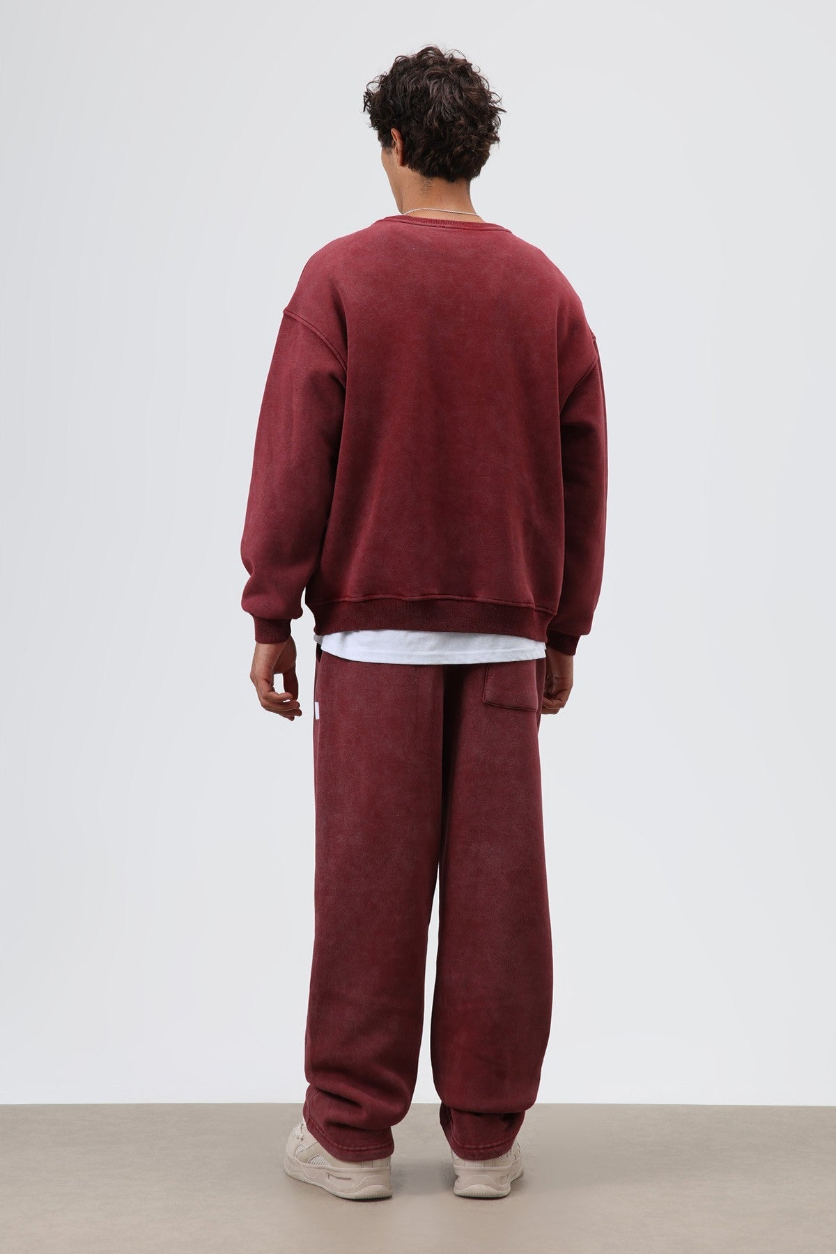 Basic Oversized Washed Sweatshirt