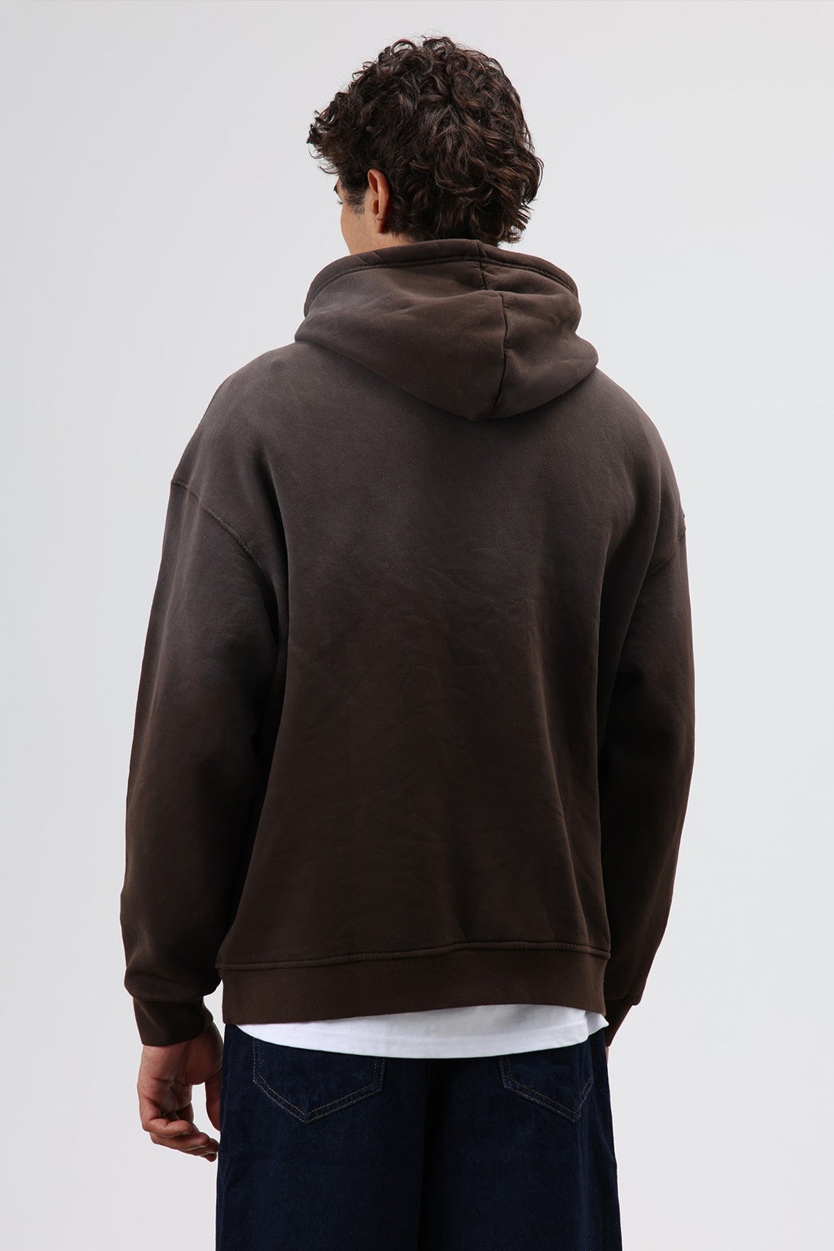 Oversized Hoodie with Embroidered Details