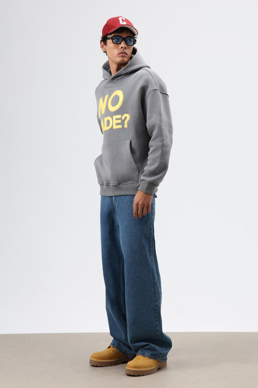 Oversized Printed Hooded Sweatshirt