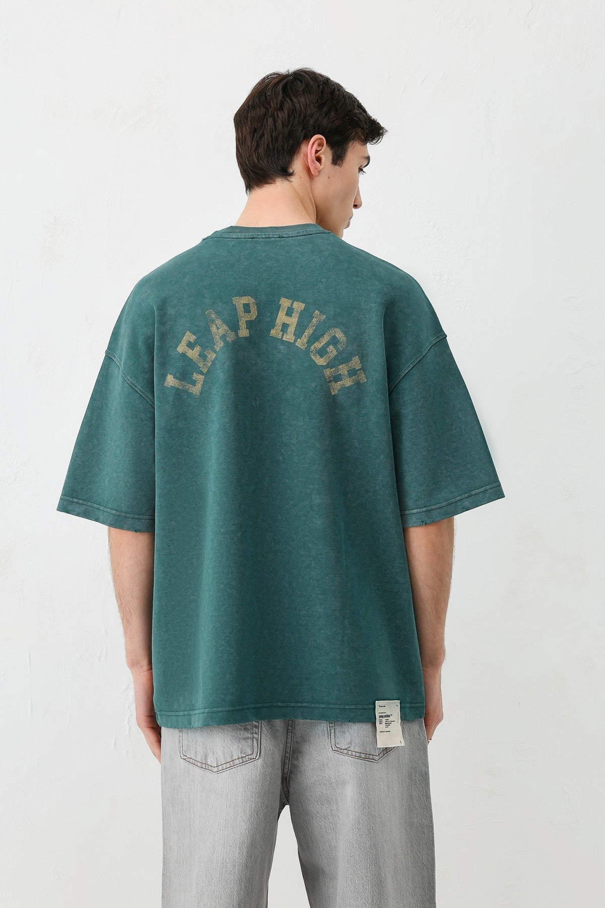 Oversized T-Shirt with Print (Requires Washing)