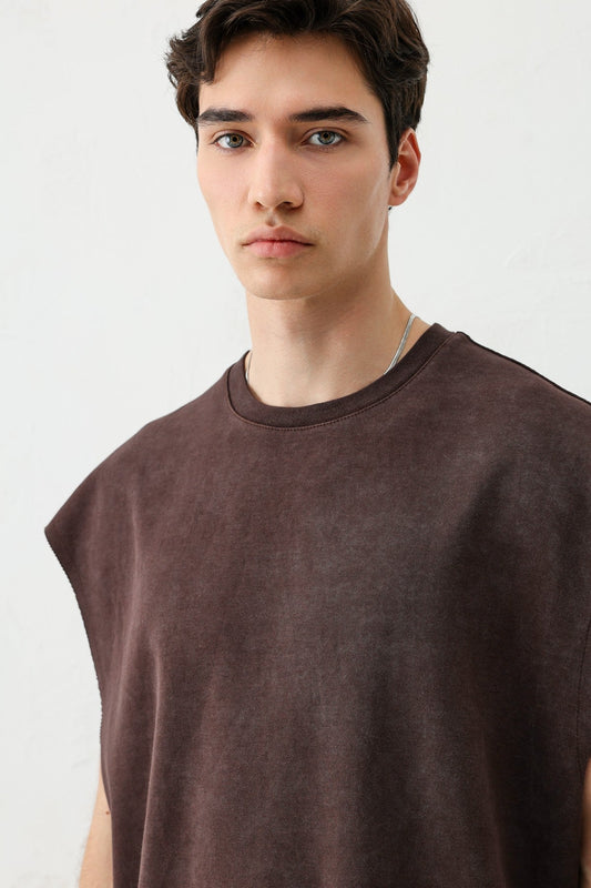 Basic Sleeveless T-Shirt