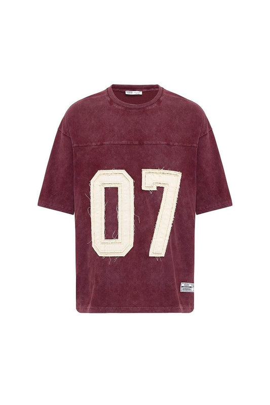 Oversized T-Shirt with Print (Requires Washing)