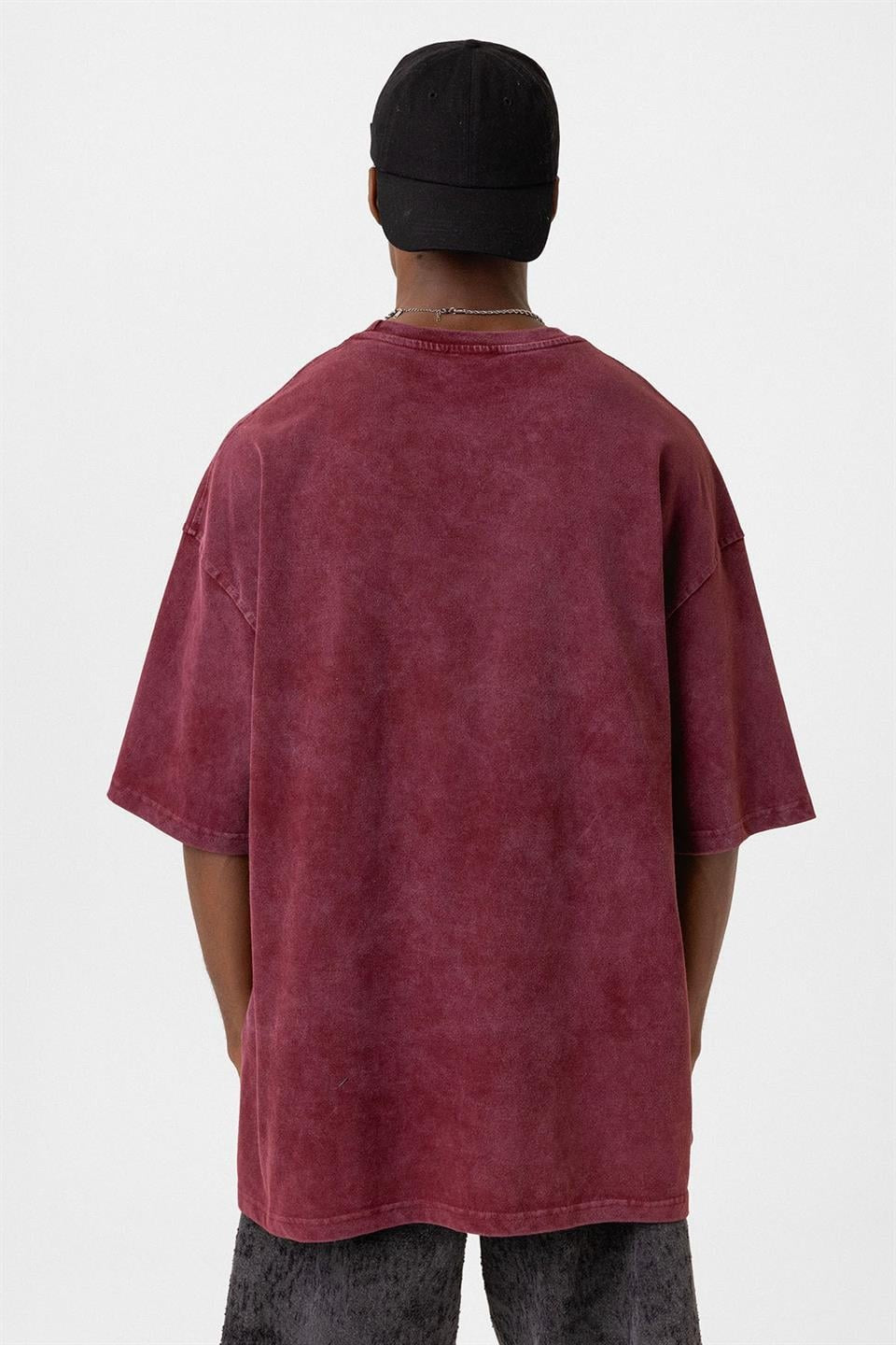 Oversized T-Shirt with Print (Requires Washing)