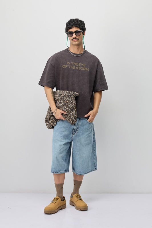 Oversized T-Shirt with Front Print