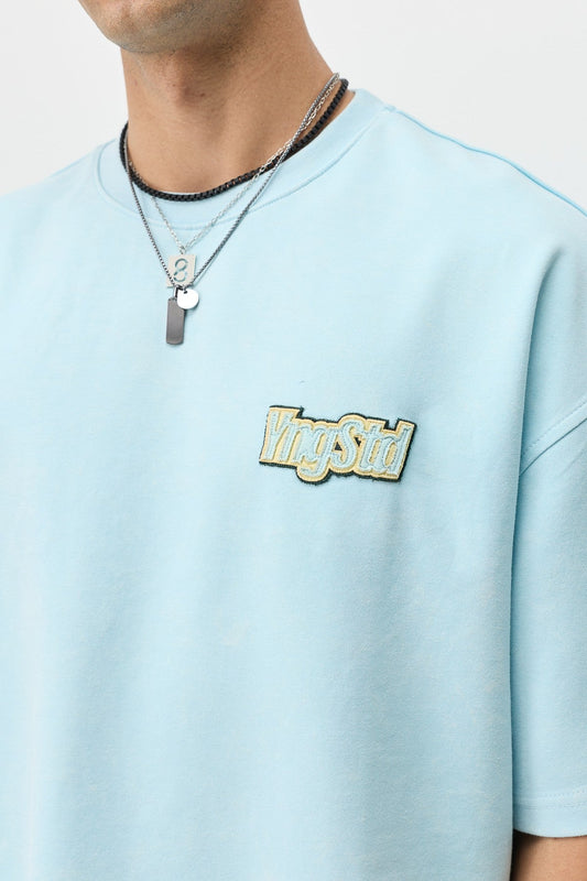 Oversized T-Shirt with Printed Label