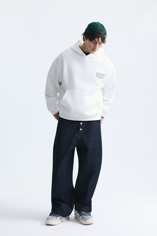 Oversized Sweatshirt with Back Print