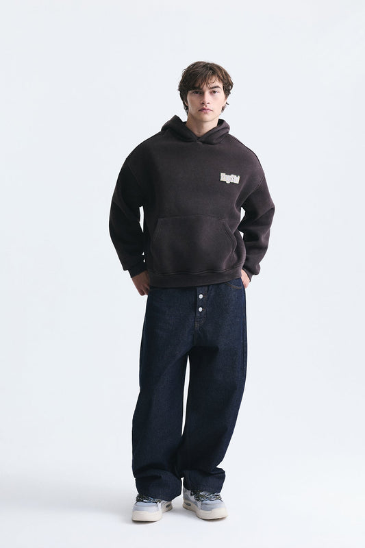 Oversized Sweatshirt with Back Print