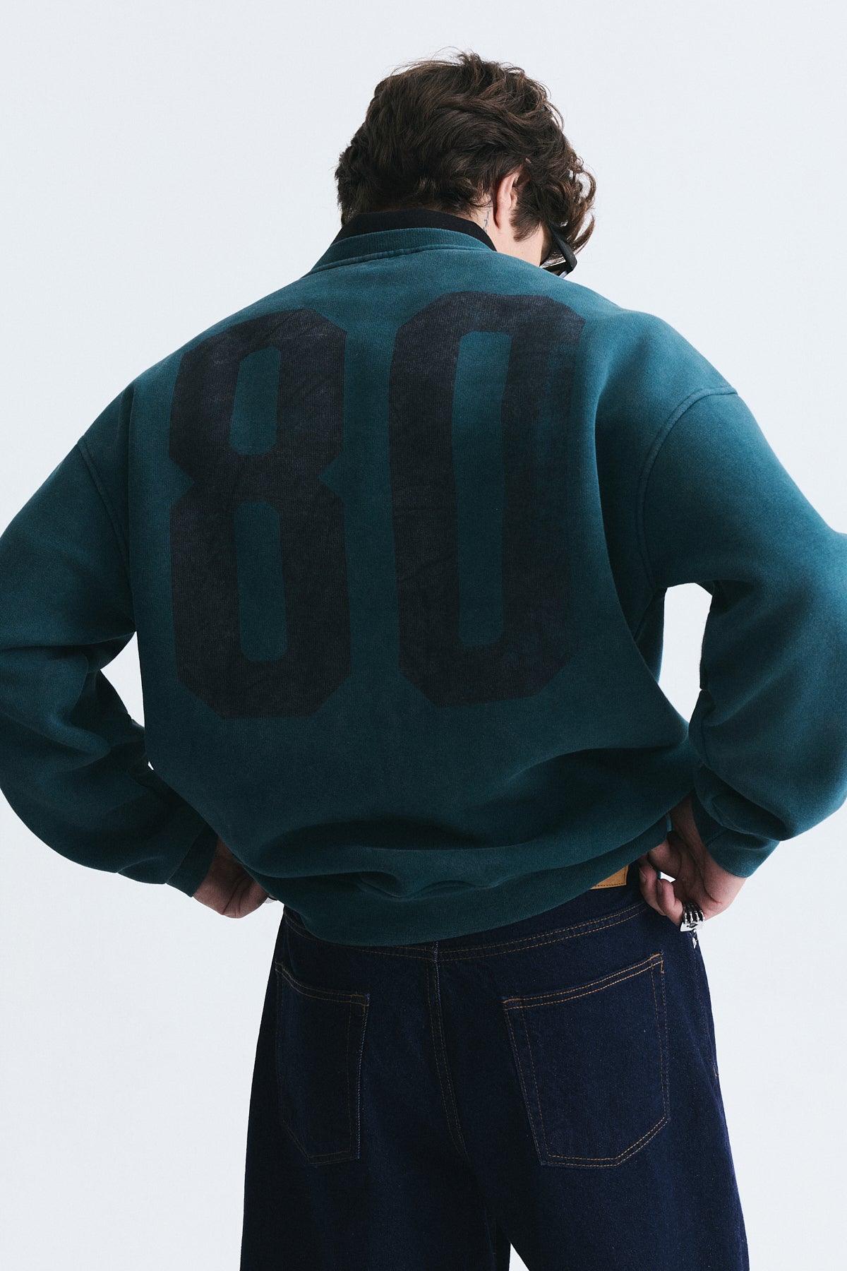 Milan-Printed Oversized Sweatshirt