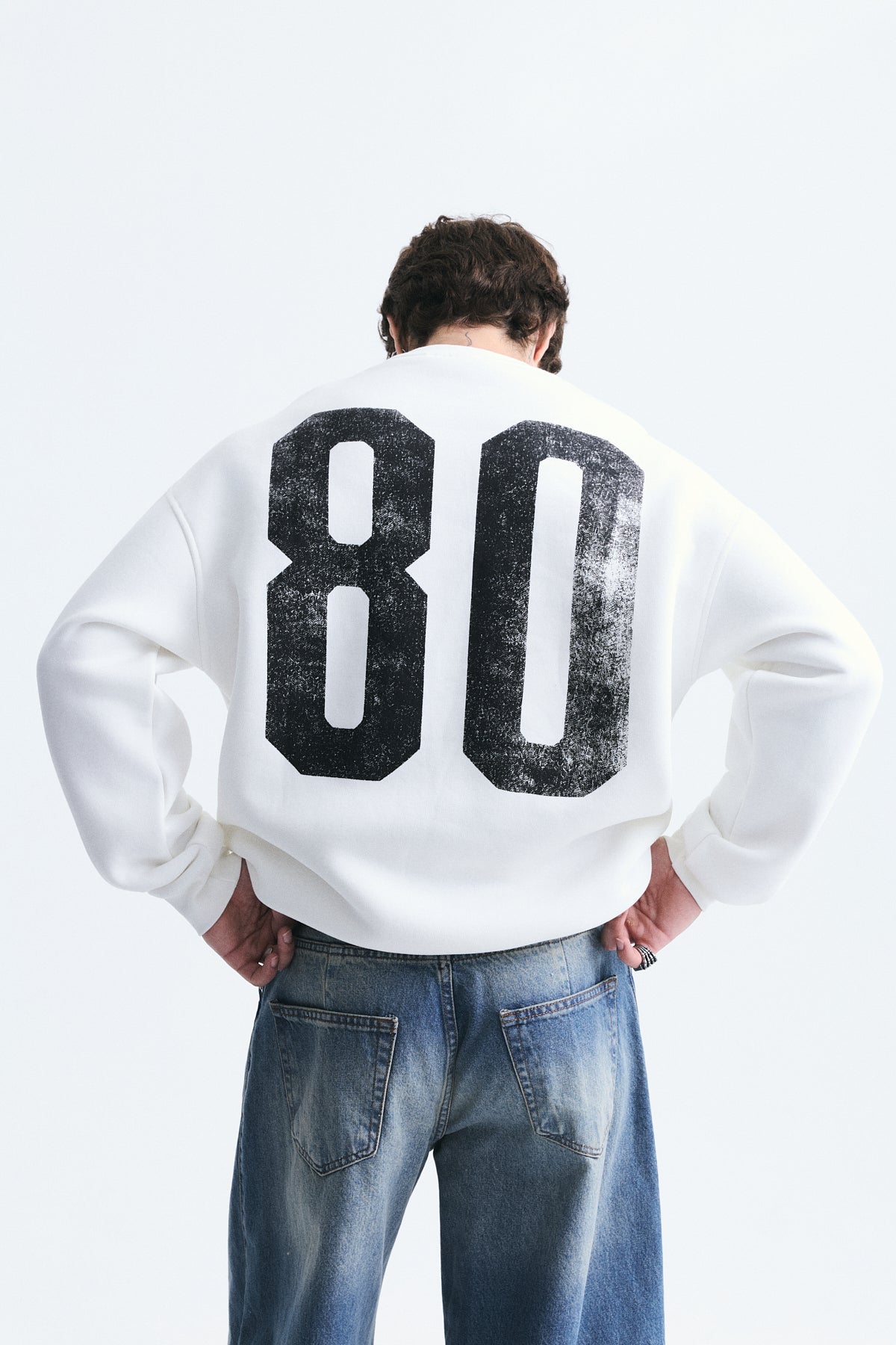 Milan-Printed Oversized Sweatshirt