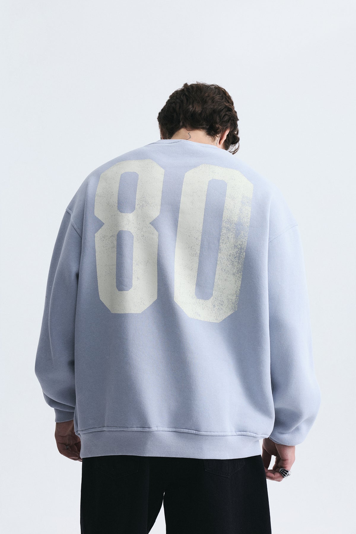 Milan-Printed Oversized Sweatshirt