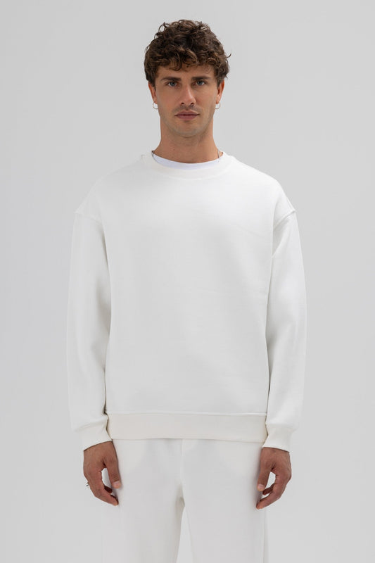 Basic Crew Neck Oversized Sweatshirt