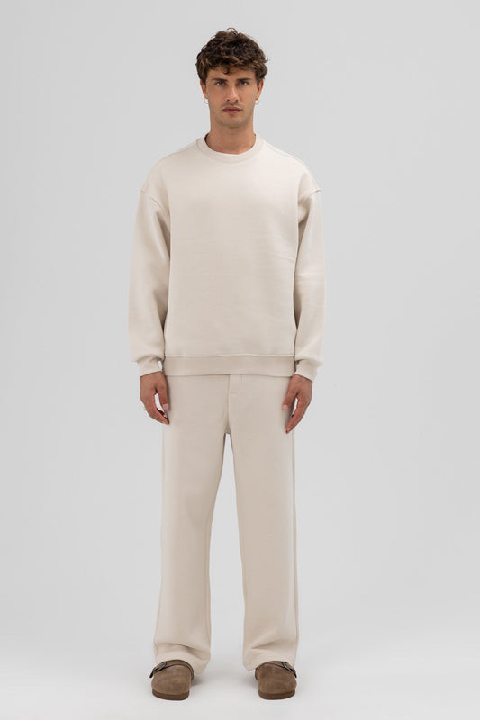 Basic Crew Neck Oversized Sweatshirt