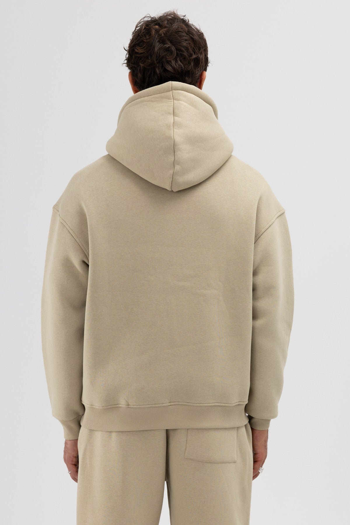 Basic Oversized Hooded Sweatshirt