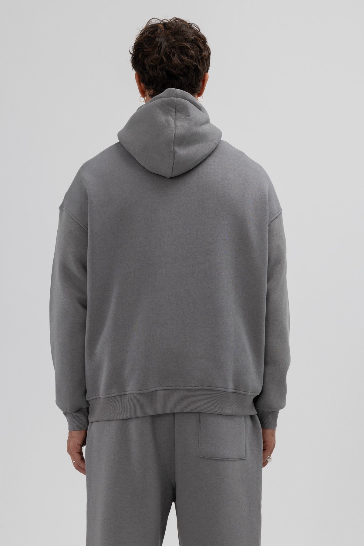 Basic Oversized Hooded Sweatshirt