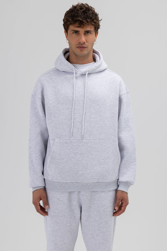 Basic Oversized Hooded Sweatshirt